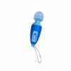 Mini Magic Wand Massager - modrý