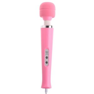 Magic Wand Massager růžový do sítě - Vibrační masážní hlavice