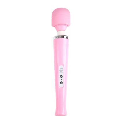 Magic Wand Massager růžový USB │ Vibrační masážní hlavice