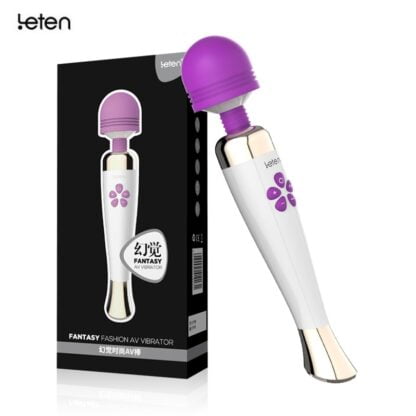 Leten Fantasy AV Vibrator Magic Wand Massager fialový │ Masážní hlavice
