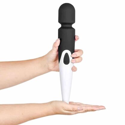 AWAND massager - 10 rychlostní masážní hlavice černá