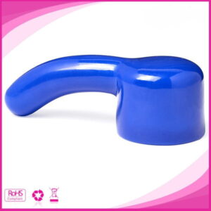 Nástavec na Magic Wand Massager, Hitachi – modrý zahnutý