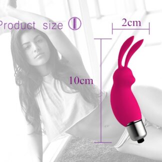 Vibrační vajíčko králíček růžové