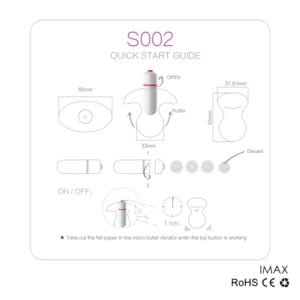 S-hande vibrační vajíčko růžové