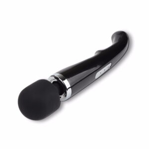 Magic wand massager tvarovaný černý, USB 30-ti rychlostní