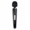 Magic wand massager tvarovaný černý, USB 30-ti rychlostní