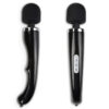 Magic wand massager tvarovaný černý, USB 30-ti rychlostní