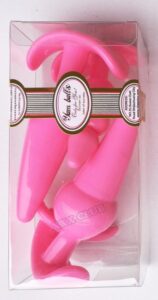 Sada 4 ks análních kolíků - růžová