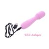 Luxusní růžový Mini Wandík │ Magic Wand Massager - Masážní hlavice