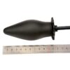 Inflatable butt plug, nafukovací anální kolík černý II.
