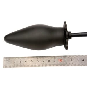 Inflatable butt plug, nafukovací anální kolík černý II.