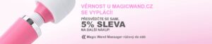 Akce sleva masážní hlavice, magic wand massager, vibrátory, erotické pomůcky