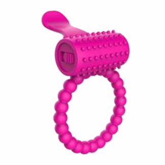 Tongue vibrating ring - vibrační kroužek růžový