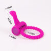 Tongue vibrating ring - vibrační kroužek růžový - Image 4
