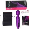 Vyhřívaný magic wand massager XUANAI fialový │ Vibrační masážní hlavice, USB