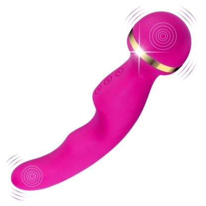Luxusní vyhřívaný Magic Wand růžový │ Masážní hlavice