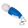 Mini Magic Wand Massager - modrý