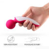 EVE wand massager - masážní hlavice růžová, USB