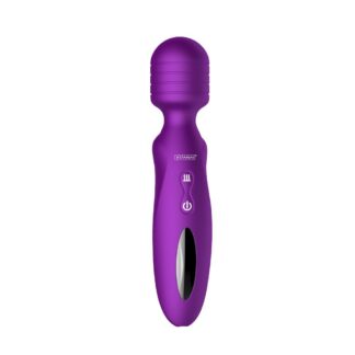 Vyhřívaný magic wand massager XUANAI fialový │ Vibrační masážní hlavice, USB