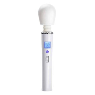 Lesparty Goddess magic wand massager s LCD - bílý