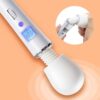 Lesparty Goddess magic wand massager s LCD - bílý