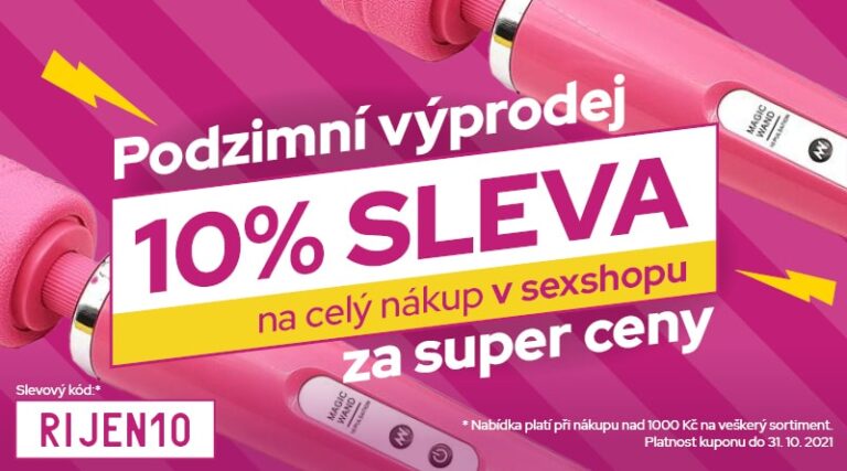 Sleva 10% při nákupu nad 1000 Kč! Platí do 31.10.2021