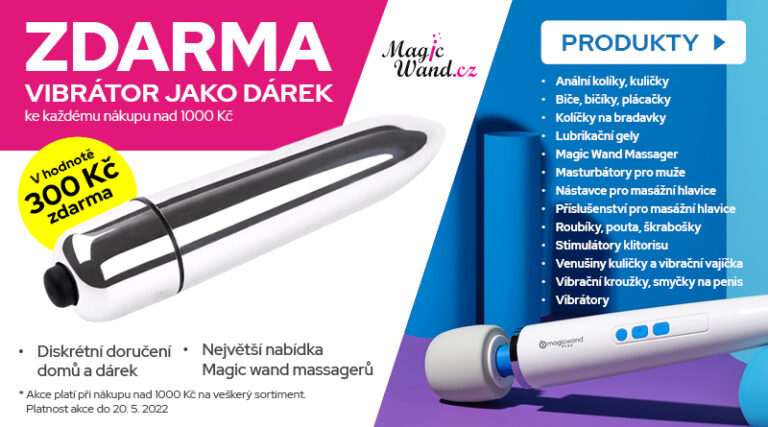Vibrátor v hodnotě 300 Kč jako dárek!