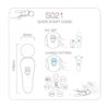 EVE wand massager │ Masážní hlavice fialová USB - Image 6