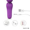 EVE wand massager │ Masážní hlavice fialová USB - Image 5