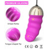 Aphrodisia vibrační vajíčko remote control jump egg tongue růžová - Image 2