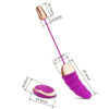 Aphrodisia vibrační vajíčko remote control jump egg tongue růžová - Image 5
