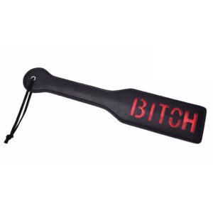 Bitch kožená plácačka černá