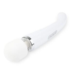 Magic wand massager tvarovaný bílý USB 30-ti rychlostní