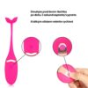 Bezdrátové vibrační vajíčko USB Pink Whale růžové