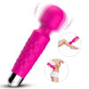 Masážní vibrátor USB Silicone Magic Wand růžový