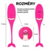 Bezdrátové vibrační vajíčko USB Pink Whale růžové