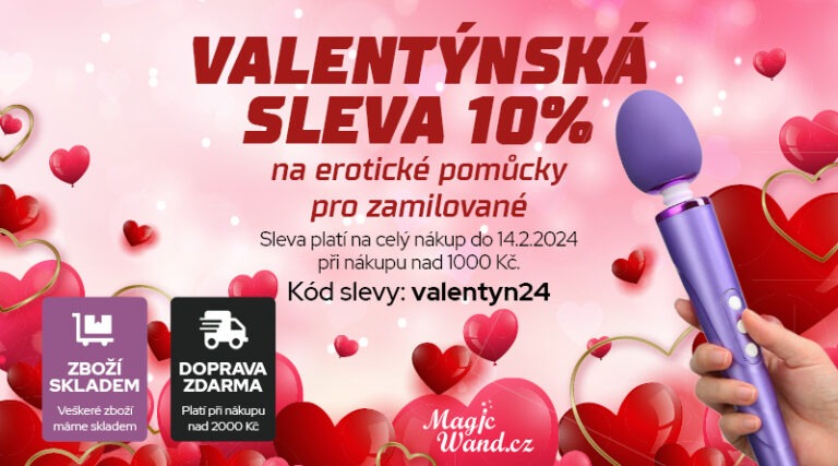 Rozkošná Valentýnská Sleva: 10% na Erotické Pomůcky pro Zamilované!
