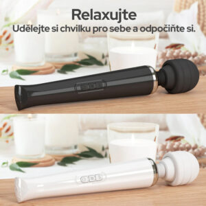 160 speed Magic wand massager černý