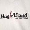 Lascivní Tričko - Magic Wand - NEW Heavy Unisex Bílé - Image 4