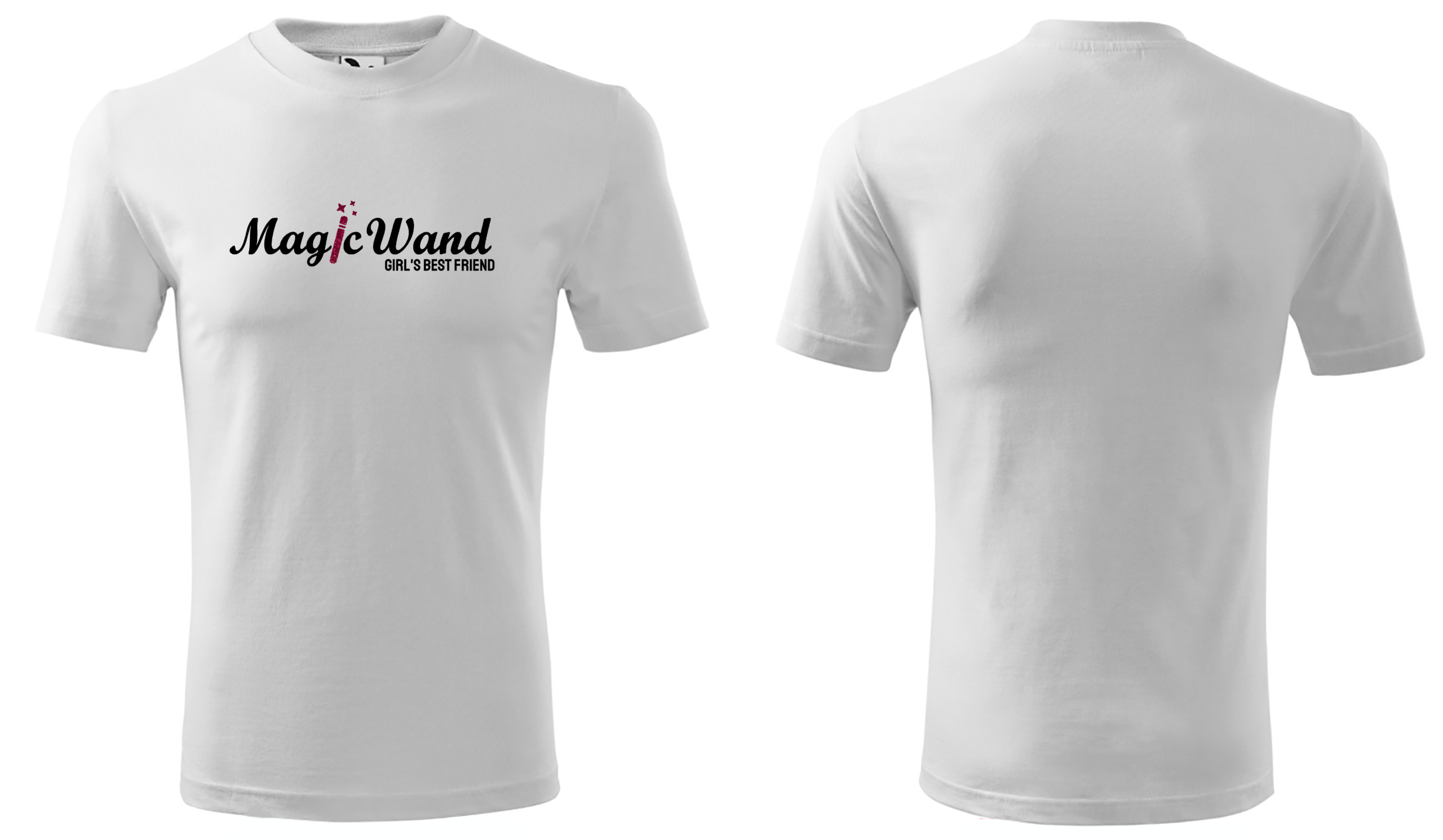 Lascivní Tričko – Magic Wand – NEW Heavy Unisex Bílé