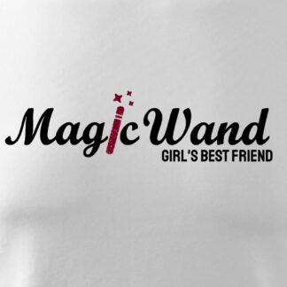 Lascivní Tričko - Magic Wand - NEW Heavy Unisex Bílé