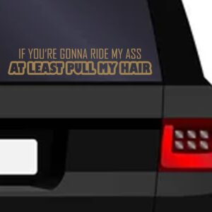 Lascivní samolepky - Pull my hair - Zlatá