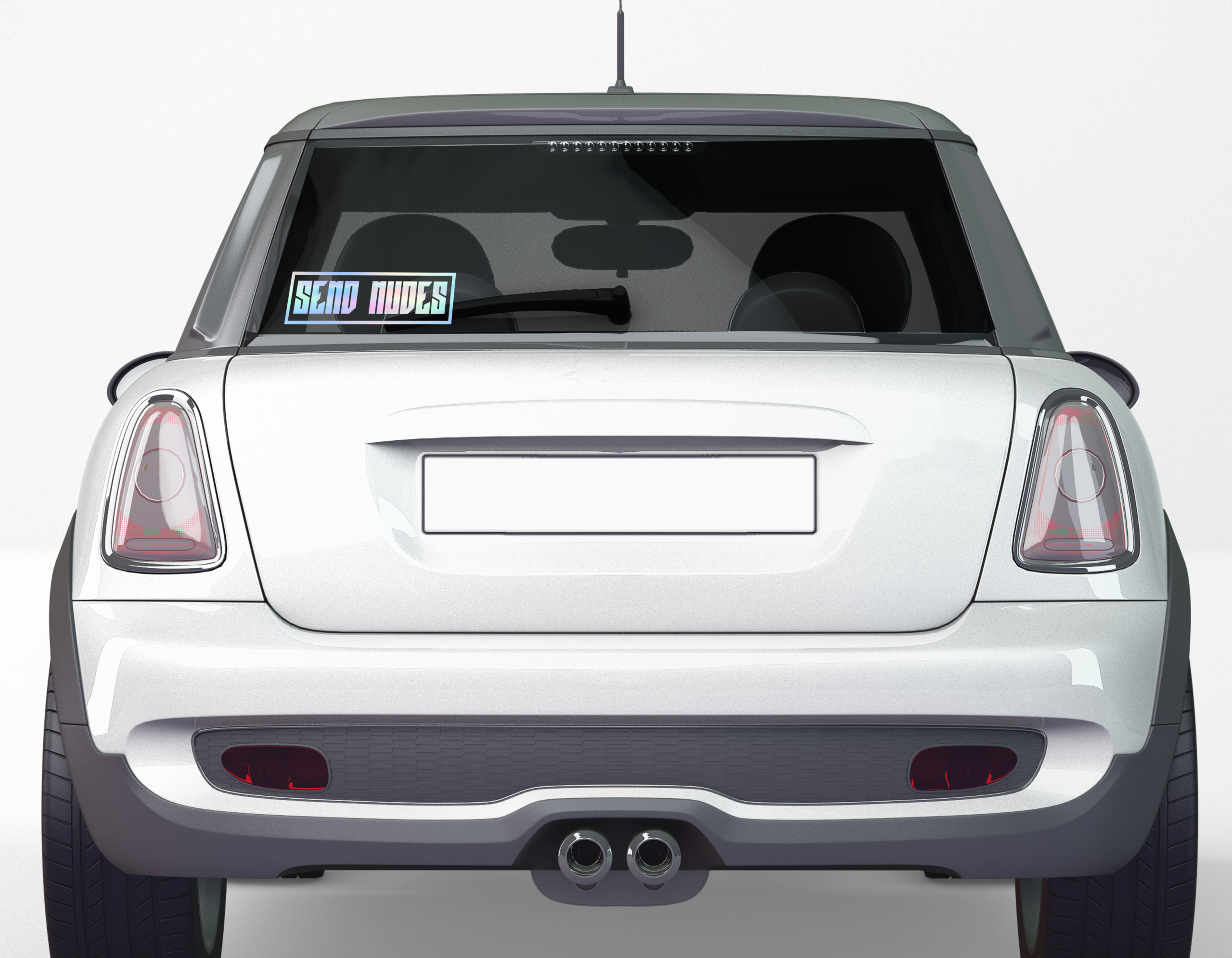 Lascivní samolepky – Send Nudes – Holografická