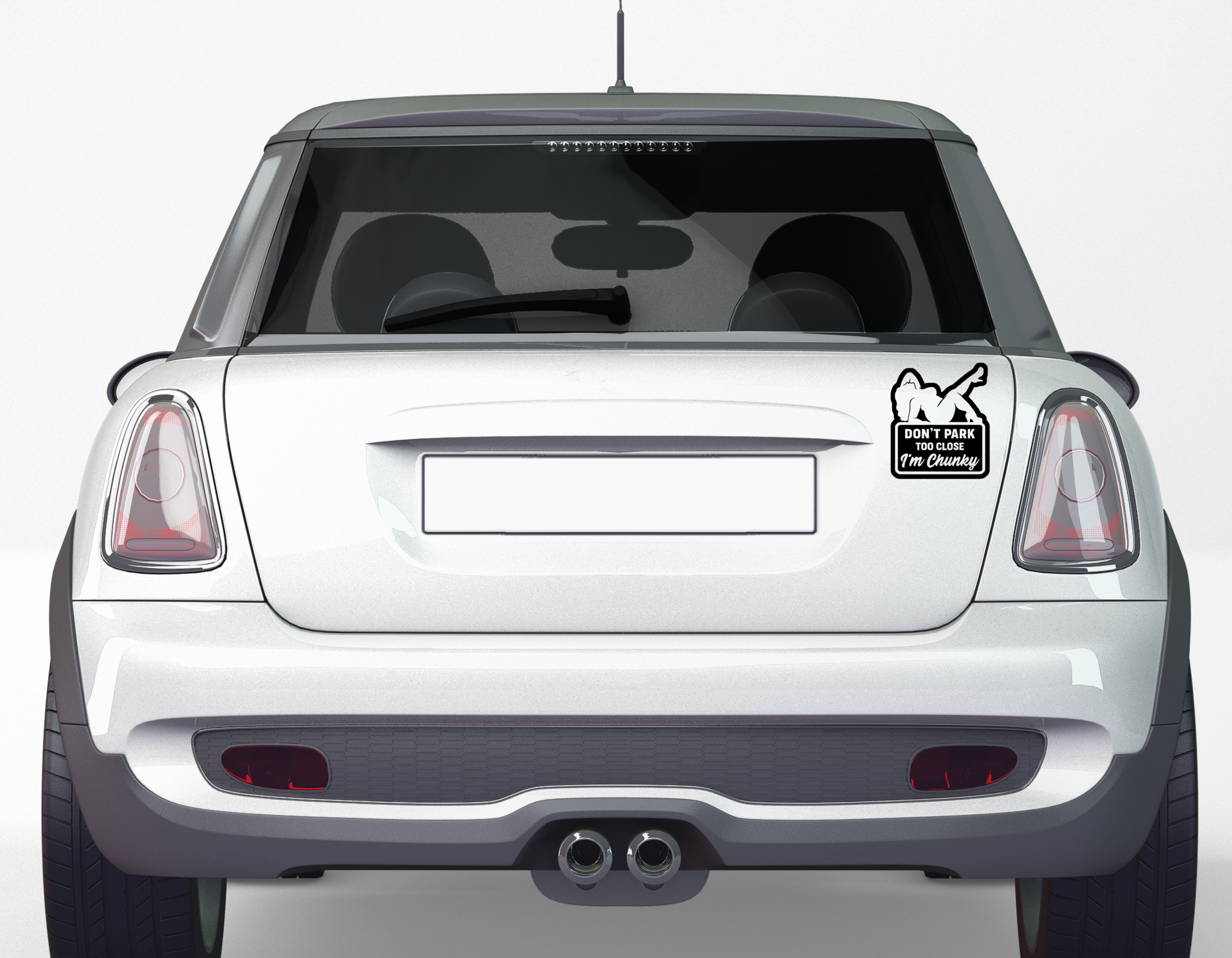 Lascivní samolepky – I’m Chunky – černá