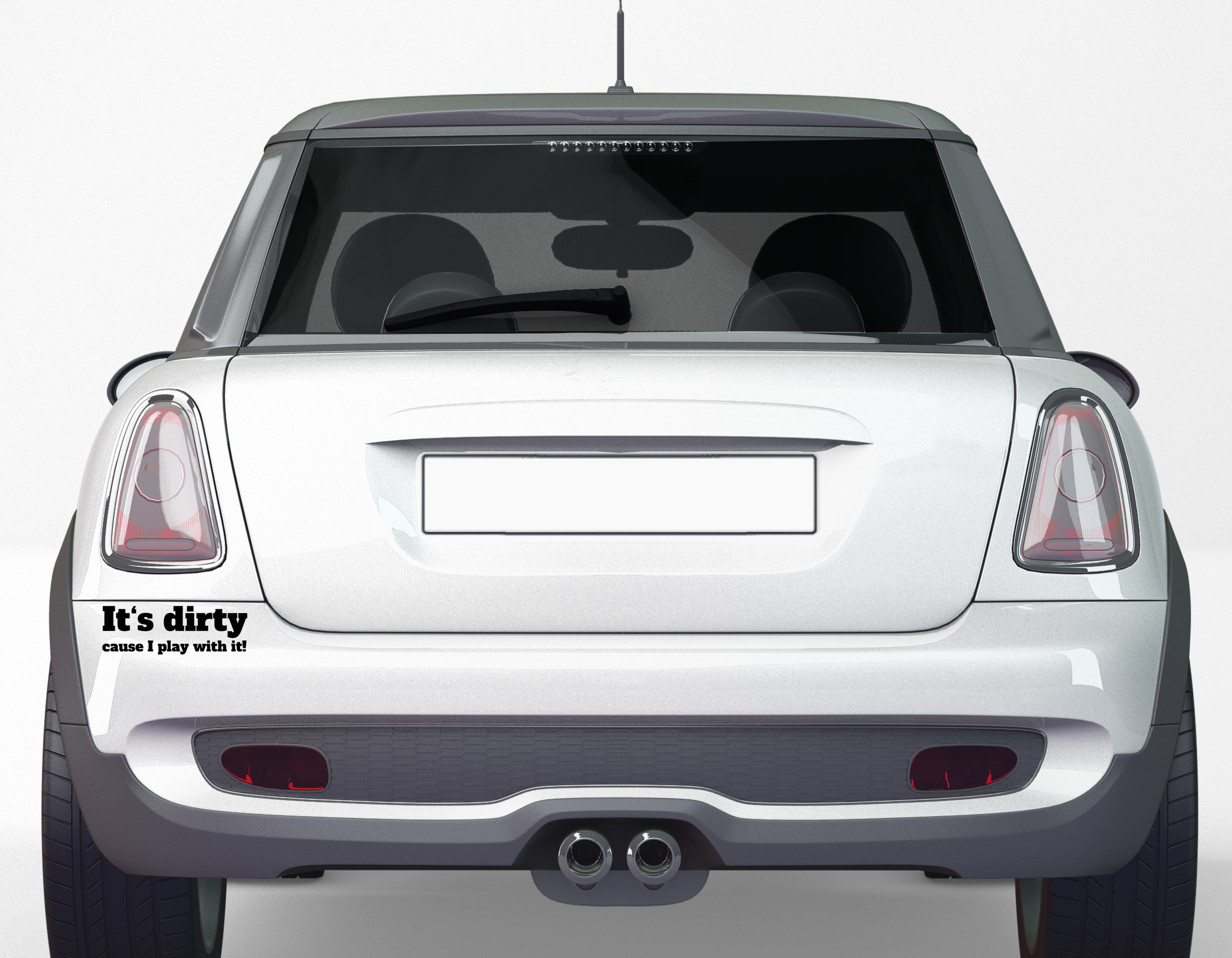 Lascivní samolepky – It’s Dirty – černá