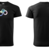Lascivní Tričko - Pouta - NEW Heavy Unisex Černé - Image 2