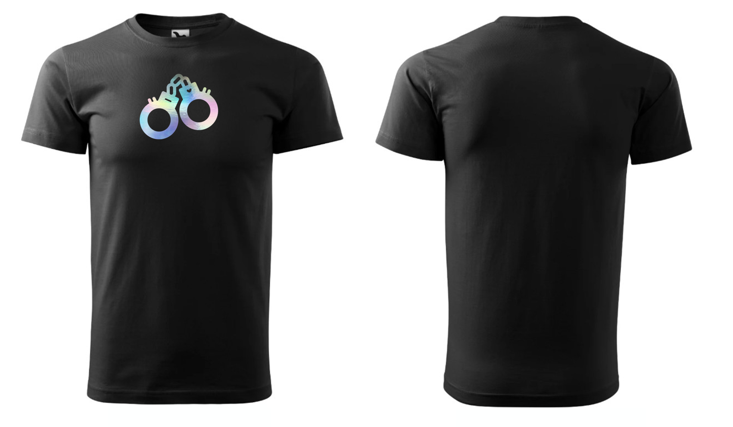 Lascivní Tričko – Pouta – NEW Heavy Unisex Černé