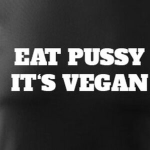 Lascivní Tričko - Pussy - NEW Heavy Unisex Černé