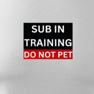 Lascivní Tričko - SUB in training - NEW Heavy Unisex Bílé