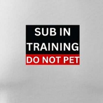Lascivní Tričko - SUB in training - NEW Heavy Unisex Bílé